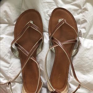 brown sandals